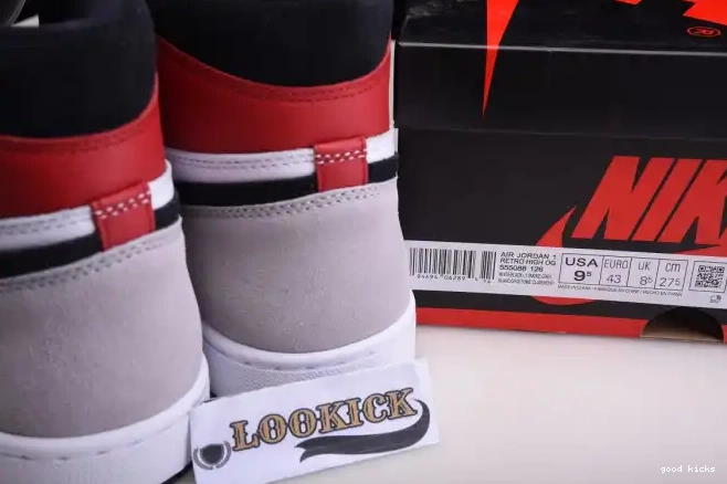 Rep Smoke Grey High 1 Jordan 555088-126 OG Light Air 0602